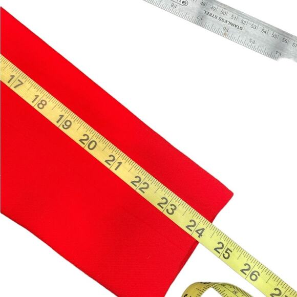 Trouvé Blazer Long Sleeves Womens S Red Single Fitted Breasted Stretch - Picture 9 of 14